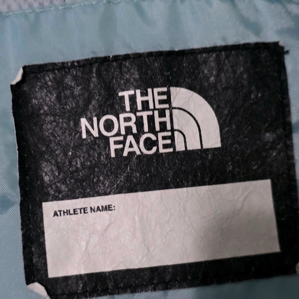The North Face Girls Southwestern Print Hooded Jacket Sz 10/12 Blue Black White - Picture 9 of 10